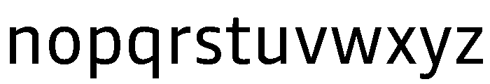 Tonos Regular Font LOWERCASE