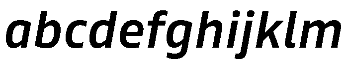 Tonos Semi Bold Italic FONT