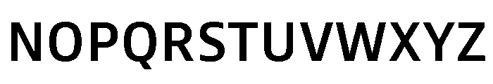 Tonos Semi Bold Font UPPERCASE