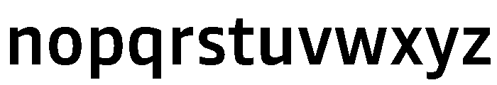 Tonos Semi Bold Font LOWERCASE