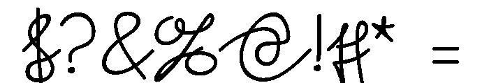 Toothpaste Regular Font OTHER CHARS