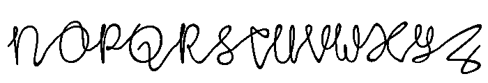 Toothpaste Regular Font UPPERCASE
