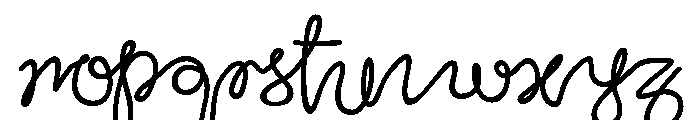 Toothpaste Regular Font LOWERCASE