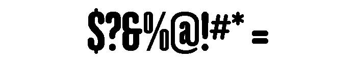 Torpedo Extra Bold Font OTHER CHARS