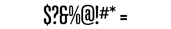 Torpedo Medium Font OTHER CHARS