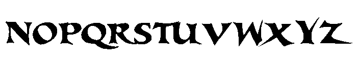 Tortuga Regular Font UPPERCASE