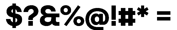 Tosh A Bold Font OTHER CHARS