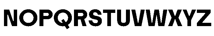 Tosh A Bold Font UPPERCASE