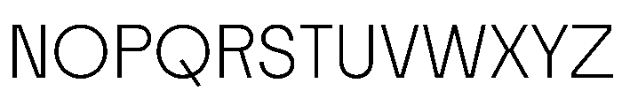Tosh A Light Font UPPERCASE