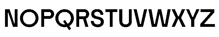 Tosh A Medium Font UPPERCASE