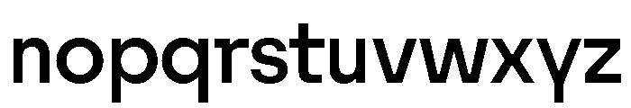 Tosh A Medium Font LOWERCASE