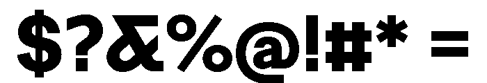Tosh B Bold Font OTHER CHARS