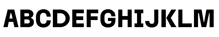 Tosh B Bold Font UPPERCASE