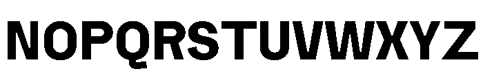 Tosh B Bold Font UPPERCASE