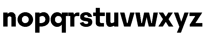 Tosh B Bold Font LOWERCASE