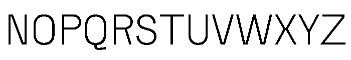 Tosh B Light Font UPPERCASE