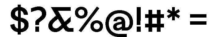 Tosh B Medium Font OTHER CHARS