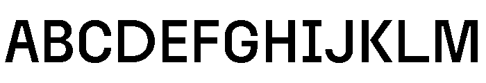 Tosh B Medium Font UPPERCASE