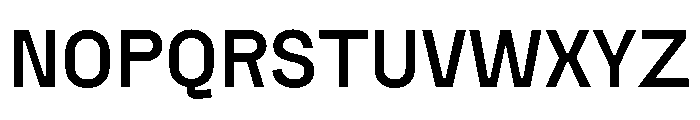 Tosh B Medium Font UPPERCASE