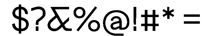 Tosh B Regular Font OTHER CHARS