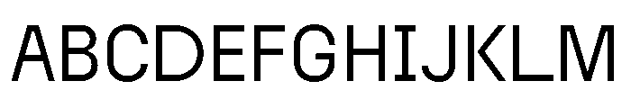 Tosh B Regular Font UPPERCASE