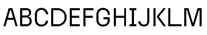 Tosh B Font UPPERCASE