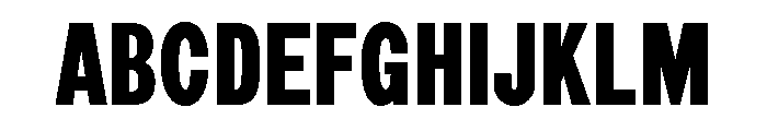 Tourist Gothic Regular Font UPPERCASE