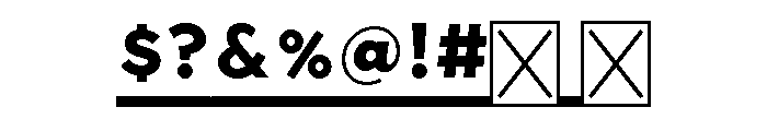 Town Accent One Black Font OTHER CHARS