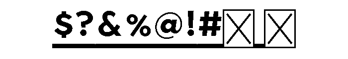Town Accent One Bold Font OTHER CHARS