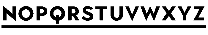 Town Accent One Bold Font LOWERCASE