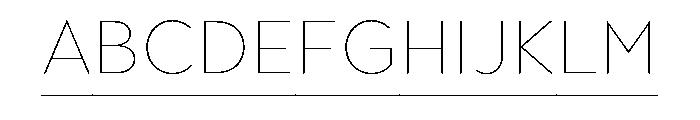 Town Accent One Extra Thin Font UPPERCASE