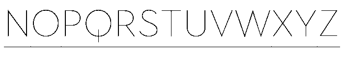 Town Accent One Extra Thin Font UPPERCASE