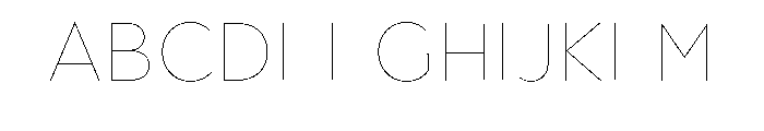 Town Accent One Hairline FONT