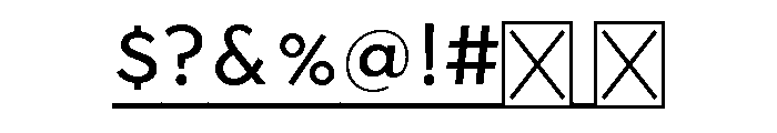 Town Accent One Regular Font OTHER CHARS