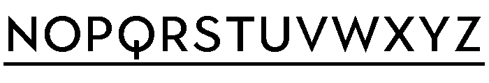 Town Accent One Regular Font LOWERCASE