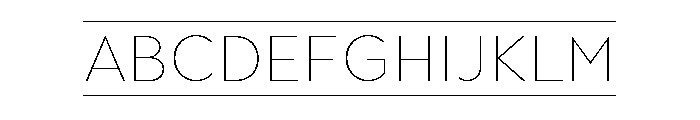 Town Accent Two Extra Thin Font UPPERCASE