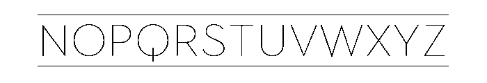 Town Accent Two Extra Thin Font UPPERCASE