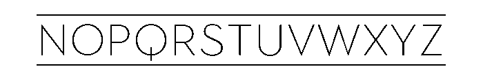 Town Accent Two Thin Font UPPERCASE