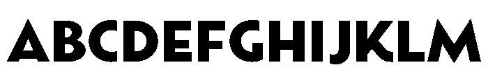 Town Chic Black Font UPPERCASE