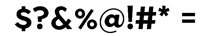Town Chic Bold Font OTHER CHARS