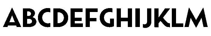 Town Chic Bold Font UPPERCASE