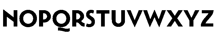 Town Chic Bold Font LOWERCASE