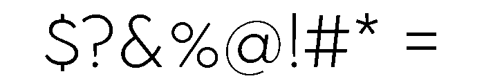 Town Chic Light Font OTHER CHARS