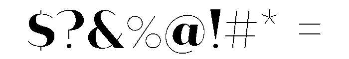 Town Contrast Black Font OTHER CHARS