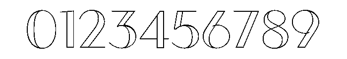 Town Contrast Bold Line Font OTHER CHARS