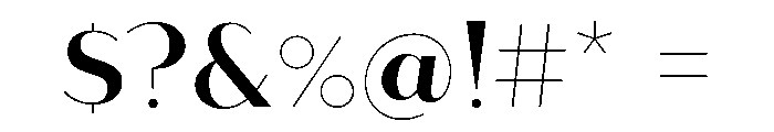 Town Contrast Bold Font OTHER CHARS