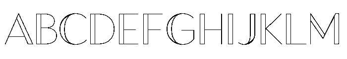 Town Contrast Medium Line FONT
