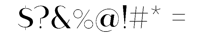 Town Contrast Medium Font OTHER CHARS