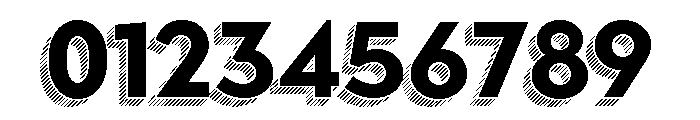 Town Dimensional Black Lines Font OTHER CHARS
