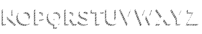 Town Dimensional Bold Lines Stripes Font UPPERCASE